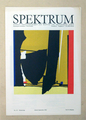 Spektrum Heft 112. Erinnerung
