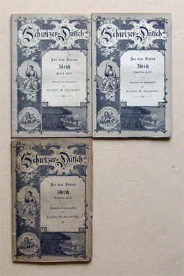 Schwizer-Dütsch. Sammlung deutsch-schweizerischer Mundart-Literatur