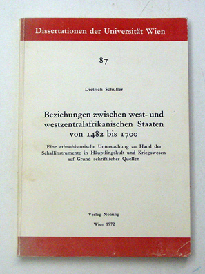 Beziehungen zwischen west- und westzentralafrikanischen Staaten von 1482 bis 1700