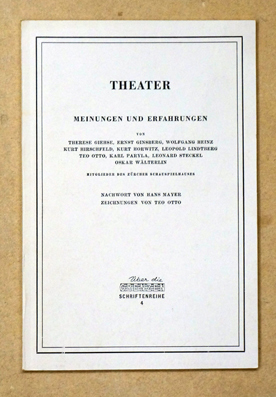 Über die Grenzen,  Hefte 4 - Theater