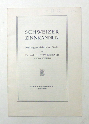 Schweizer Zinnkannen