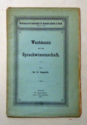 Wustmann und die Sprachwissenschaft