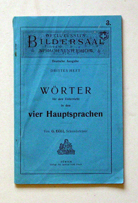 Wörter für den Unterricht in den vier Hauptsprachen