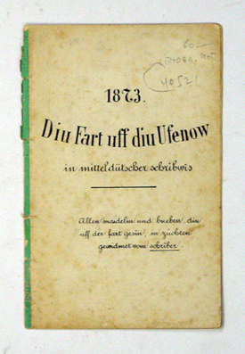 Diu Fart uff diu Ufenow in mitteldütscher schrîbwîs