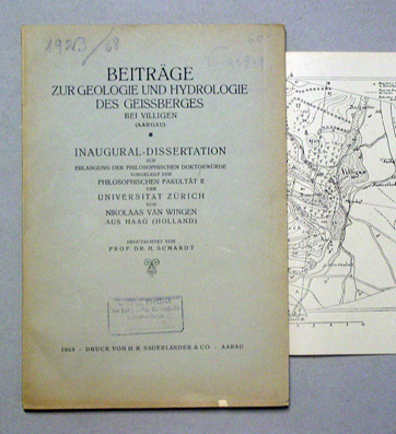 Beiträge zur Geologie und Hydrologie des Geissberges bei Villigen (Aargau)