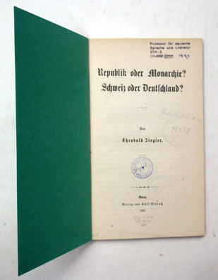 Republik oder Monarchie?