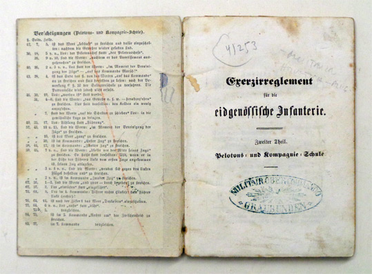 Exerzirreglement für die eidgenösssische Infanterie
