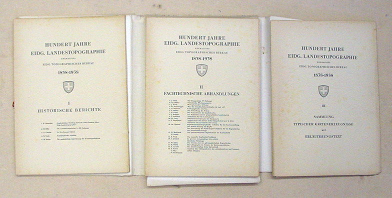 Hundert Jahre Eidgenössische Landestopographie (Ehemaliges Eidgenössisches Topographisches Bureau). 1838 - 1938