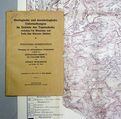 Geologische und morphologische Untersuchungen im Gebiete der Tambodecke zwischen Val Mesocina und Valle San Giacomo (Italien)