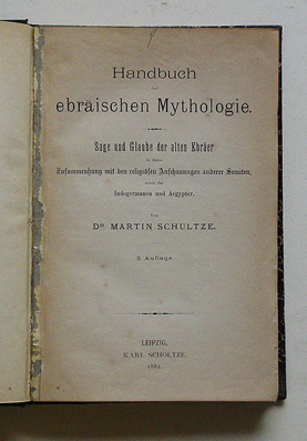 Handbuch der ebräischen Mythologie