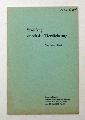 Streifzug durch die Tierdichtung