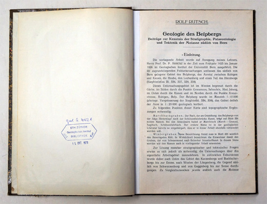 Geologie des Belpbergs