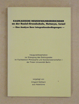 Kaukasische Neueinwandererkinder an der Rasiel-Grundschule, Netanya, Israel