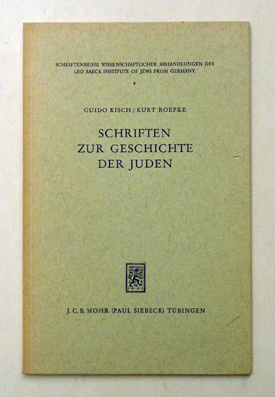 Schriften zur Geschichte der Juden