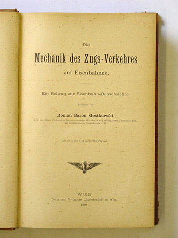 Die Mechanik des Zugs-Verkehres auf Eisenbahnen