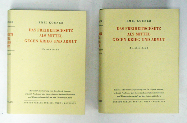 Das Freiheitsgesetz als Mittel gegen Krieg und Armut