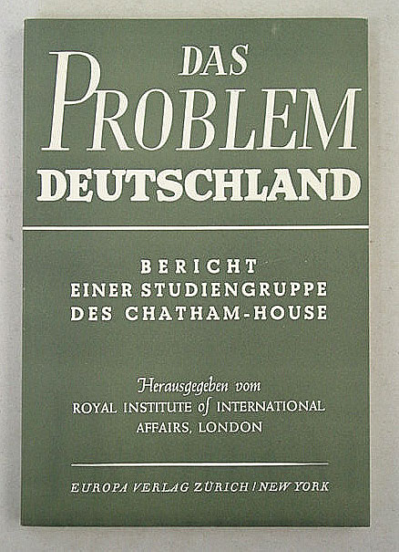 Das Problem Deutschland
