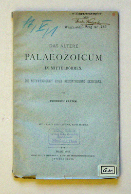Das ältere Palaeozoicum in Mittelböhmen