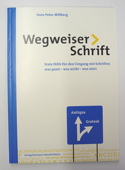Wegweiser Schrift