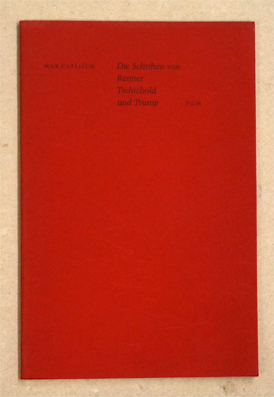 Die Schriften von Renner, Tschichold und Trump