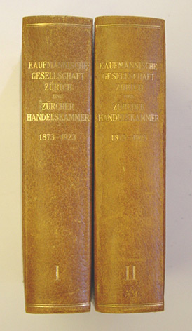 Kaufmännische Gesellschaft Zürich und Zürcher Handelskammer 1873 - 1923