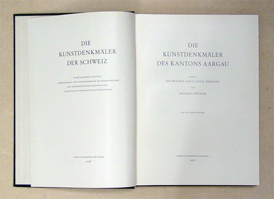Die Kunstdenkmäler des Kantons Aargau