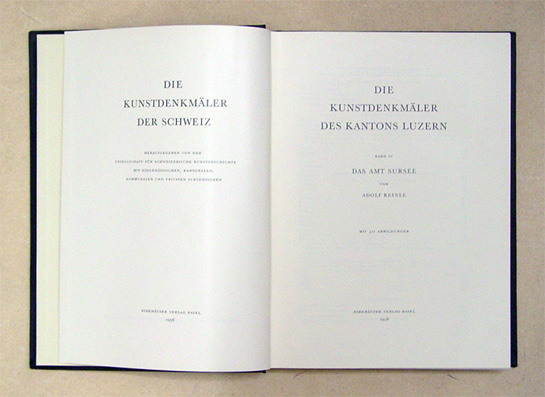 Die Kunstdenkmäler des Kantons Luzern