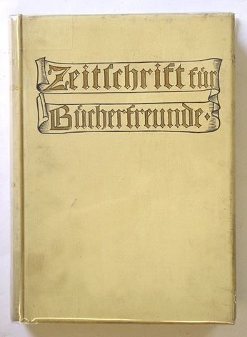 Zeitschrift für Bücherfreunde