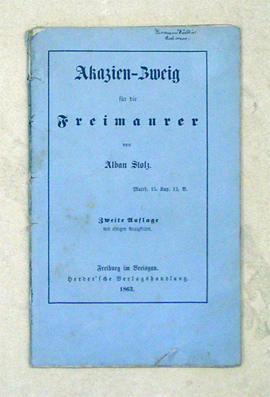 Akazien-Zweig für die Freimaurer