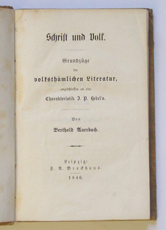 Schrift und Volk