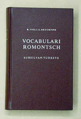 Vocabulari romontsch sursilvan - tudestg