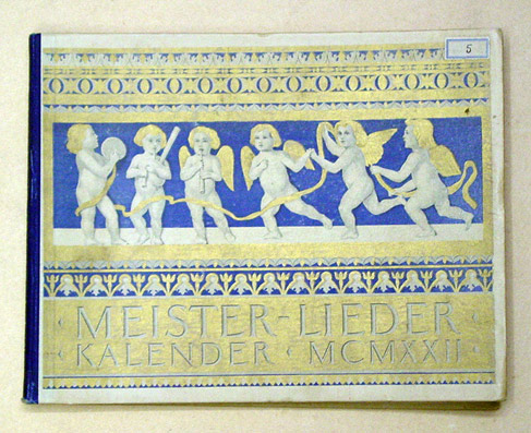 Meister-Lieder Kalender 1922