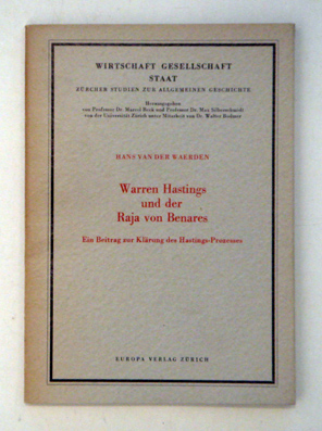 Warren Hastings und der Raja von Benares