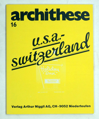 Archithese, Nr. 16/1975