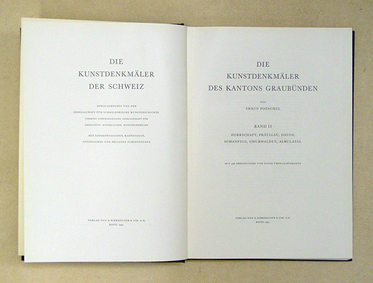 Die Kunstdenkmäler des Kantons Graubünden