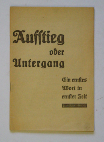 Aufstieg oder Untergang