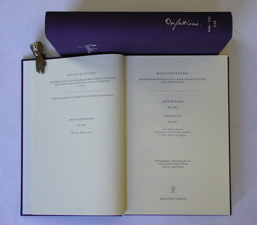 Bonstettiana (Bd.XI/I u. II,  in 2 Büchern )