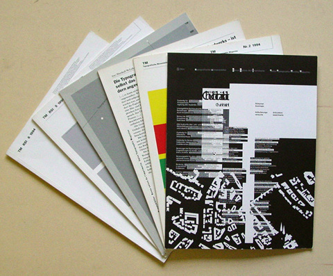 Typografische [Typographische] Monatsblätter TM - Schweizer Grafische Mitteilungen SGM - Revue suisse de l‘imprimerie RSI - Swiss typographic monthly magazine 