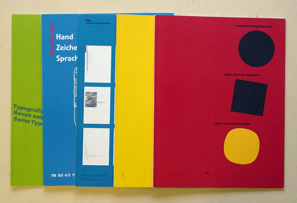 Typografische [Typographische] Monatsblätter TM - Schweizer Grafische Mitteilungen SGM - Revue suisse de l‘imprimerie RSI - Swiss typographic monthly magazine