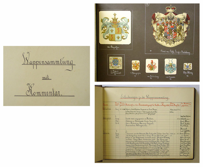 Wappensammlung mit Kommentar