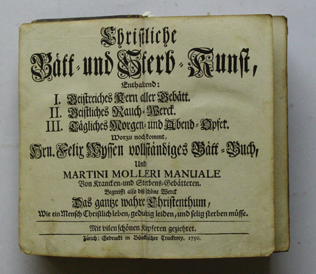 Christliche Bätt- und Sterb-Kunst