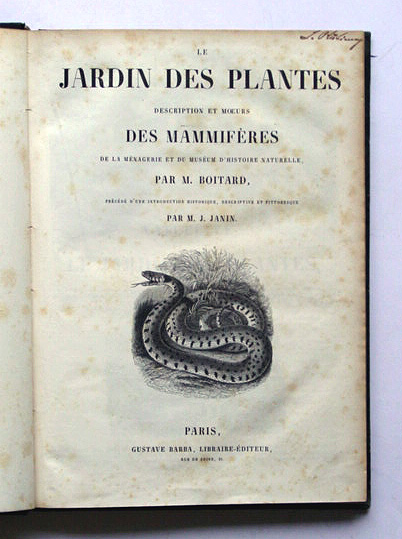 Le jardin des plantes