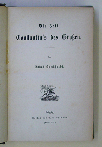 Die Zeit Constantin’s des Grossen