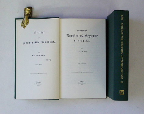 Beiträge zur jüdischen Alterthumskunde (2 Bde.)