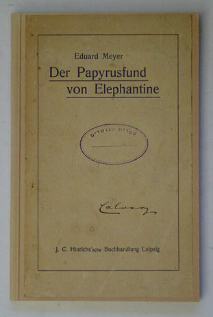 Der Papyrusfund von Elephantine