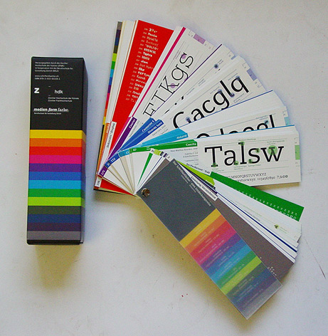 Der Schriftenfächer
