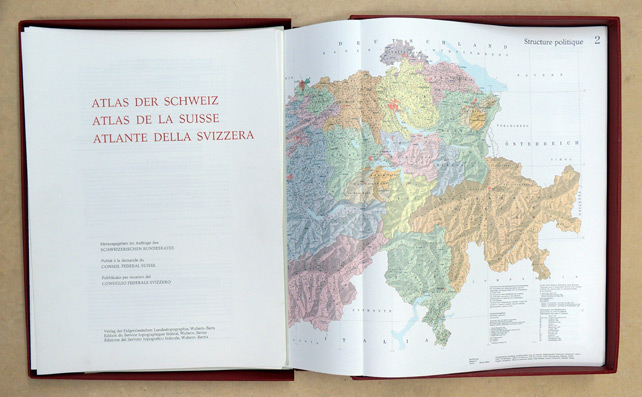 Atlas der Schweiz. Atlas de la Suisse. Atlante della Svizzera