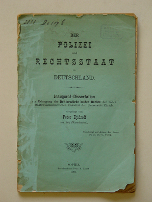 Der Polizei und Rechtsstaat in Deutschland