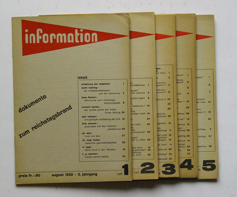 Information. Wirtschaft - Wissenschaft - Erziehung - Technik - Kunst