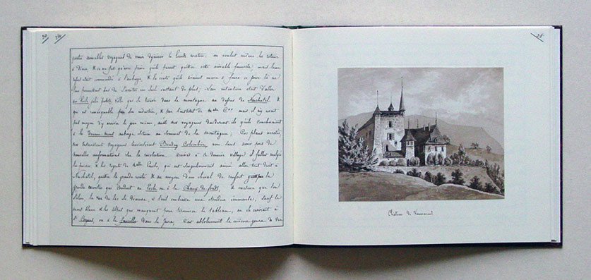 Voyage dans le Cantons de Geneve, Vaud & Neuchatel (Suisse) Septembre 1831